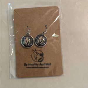 Las Vegas Golden Knights Silver Earrings